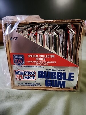 1990 Pro Set Football   NFL Super Bowl XXV     LOT Of 18 Sealed Packs!!! In Box