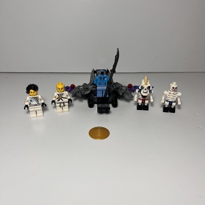 Lot Rare Lego Ninjago Zane - Nuckal - Krazi - 70724 Masters of Spinjitzu