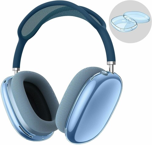 Soft TPU Clear Anti-Scratch Protective Cover For Apple AirPods Max Headphones US - Picture 12 of 16