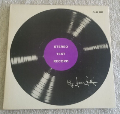 James Gabbert  Stereo Test Record/Not On Label    G-G 101/LP Gatefold  Non-Music