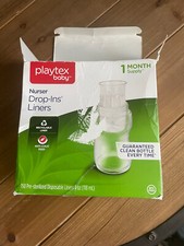 Playtex Nurser Drop-ins Bottles Liners - 4 oz OPEN BOX - INCOMPLETE