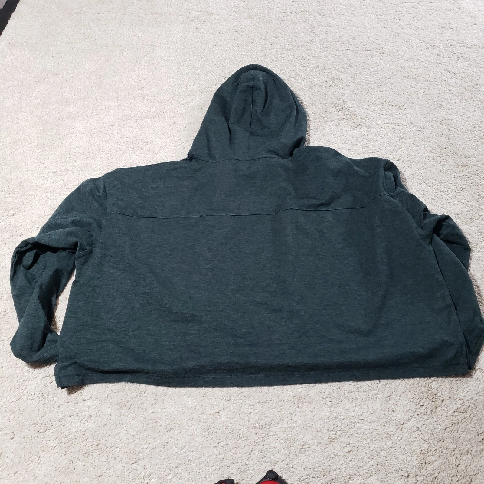 girlfriend-collective heathered long sleeve hoodie
