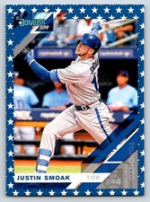 Justin Smoak Toronto Blue Jays 2019 Donruss #97 Independence Day 17793