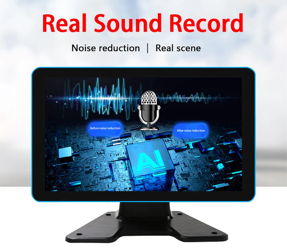 9" IPS Quad Monitor DVR 4 Backup Camera For Truck Bus Trailer Caravan RV Reverse - Image 3 of 4