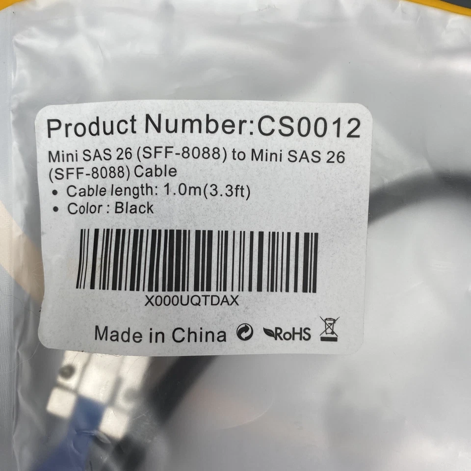 CableCreation External Mini SAS 26pin (SFF-8088) Male to 26 1M - Image 3 of 4