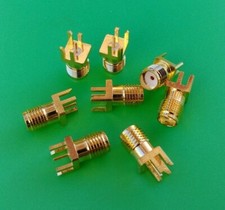  5 PCS SMA Female Edge Mount Solder Connector - USA Seller