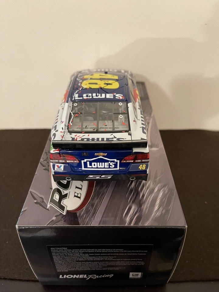 Jimmie Johnson 2014 #48 Lowe’s Charlotte Coke 600 Elite Raced Win 1:24 Diecast - Image 4 of 4