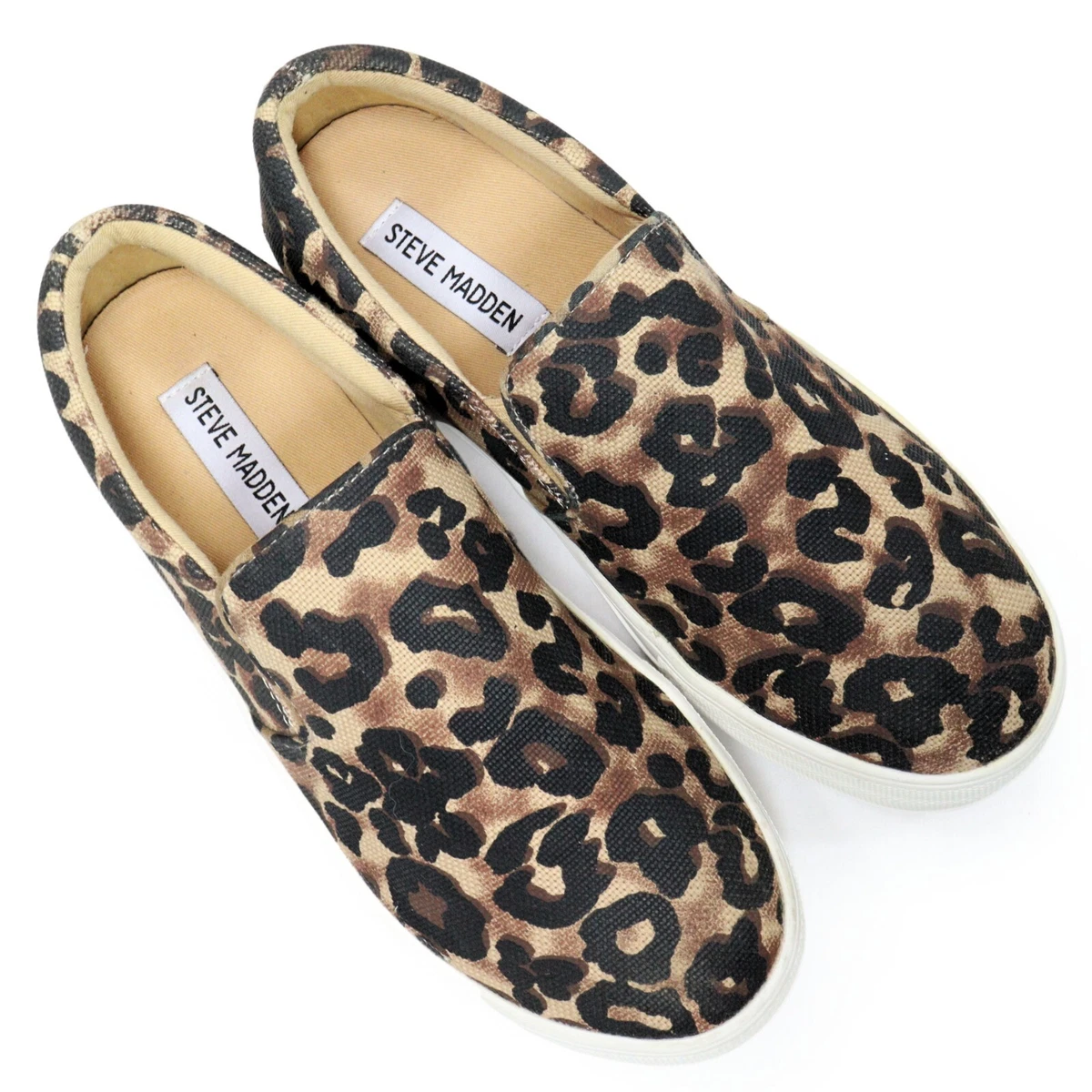 Steve Madden Women&#039;s Gills Leopard Platform Sneaker On Canvas Size 7 M | eBay