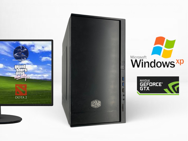 Retro Gamer Windows XP 32 Bit  GTX750 120GB SSD + 500 HDD Drivers Service Pack 3