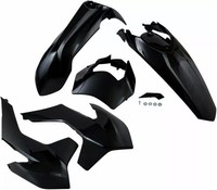 Kunststoff Verkleidung Kit Komplett Ersatz Schwarz UFO Ktm Exc 200-125-250-30...
