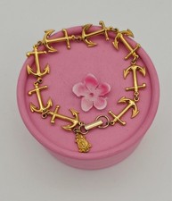 DELTA GAMMA Antique Vintage Bracelet Yellow G...