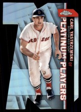 2021 Topps Chrome Update Platinum Player Die Cuts Carl Yastrzemski Boston Red