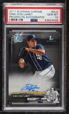 2017 Bowman Chrome Prospect Auto Dinelson Lamet #CPA-DLA PSA 10 GEM MT Auto 5wg