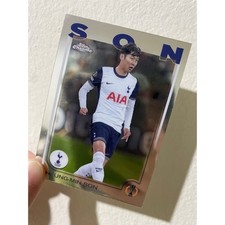 Soccer card Son Heung Min Topps Chrome Tottenham Spurs SON Insert Card 🔥