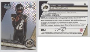 2023 Bowman U Chrome X-Fractor Travis Hunter #36