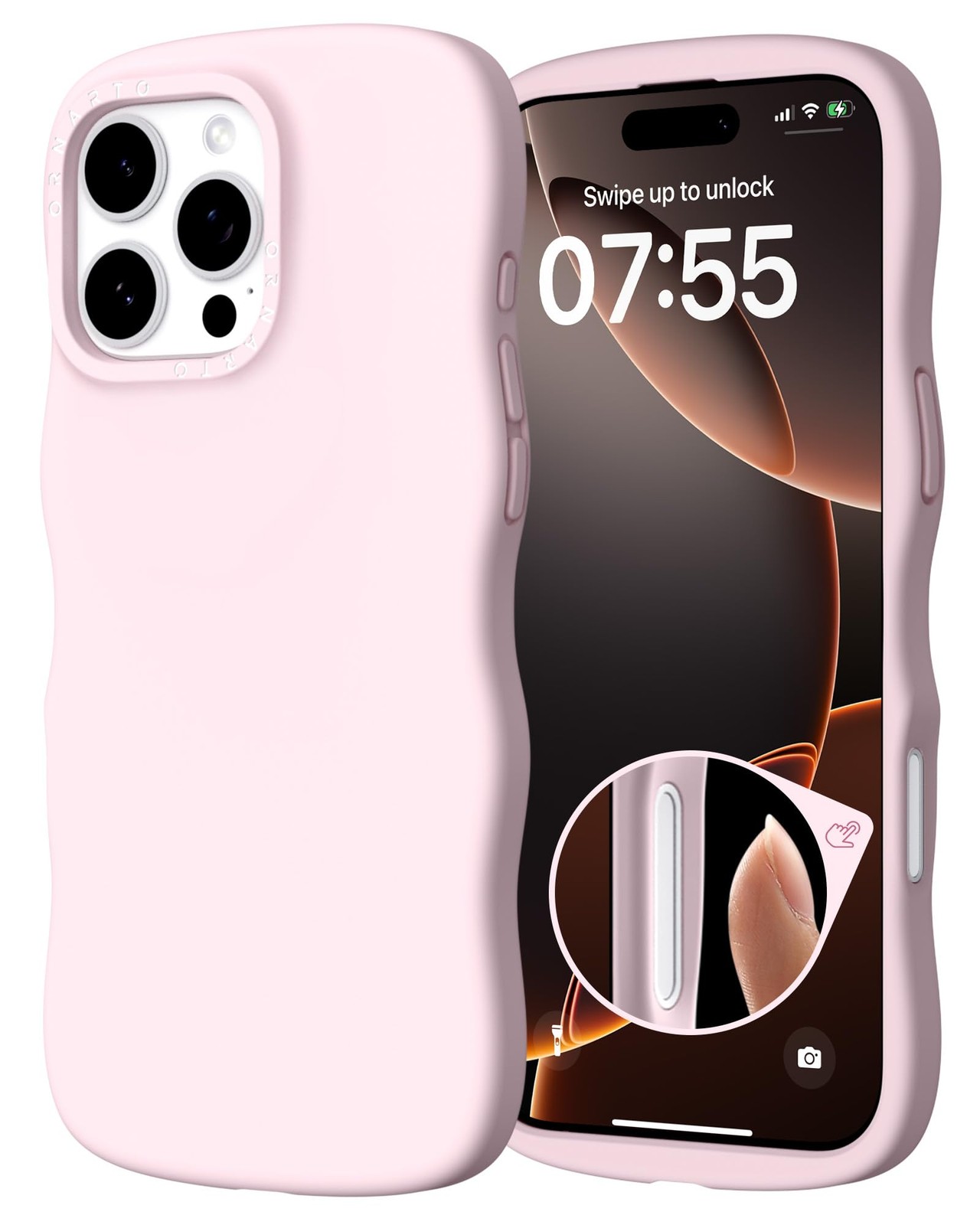 Housse iPhone 16 Pro Max 6.9" silicone liquide haut de gamme finition velours