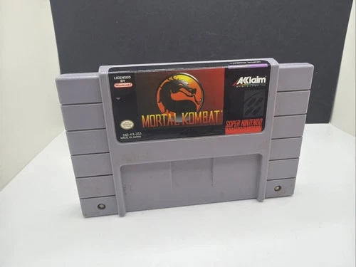 Mortal Kombat (Super Nintendo SNES, 1993) Cartridge Only