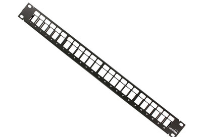 49255-H24 Quickport Patch Panel, 24-Port, 1RU, Cable Management Bar Included , B