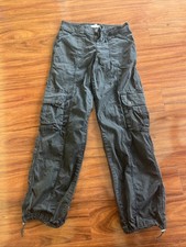 Garage Black Wide Leg Cargo Pants Size 3