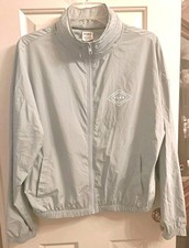New Victoria's Secret Love PINK Hooded Windbreaker Jacket XS/S Full Zip Seafoam