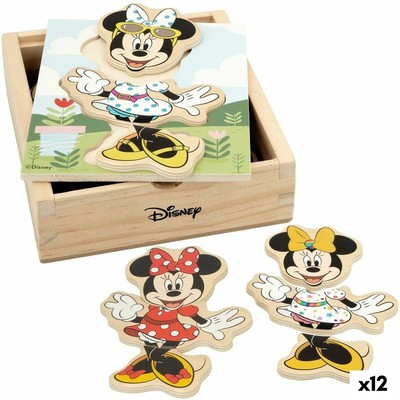 Kinder Puzzle aus Holz Disney + 2 Jahre 19 Stücke [12 Stück]