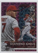 2022 Panini Donruss Optic Diamond Kings Pink Velocity Prizm /249 Mike Trout 04br