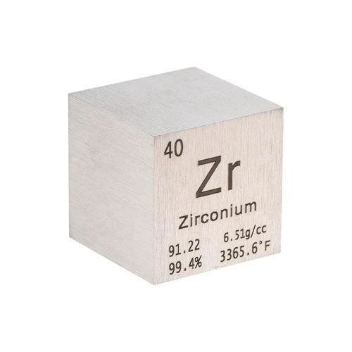 PATIKIL 1 Inch Zirconium Cube Metal Element High Density Block Pure Periodic...