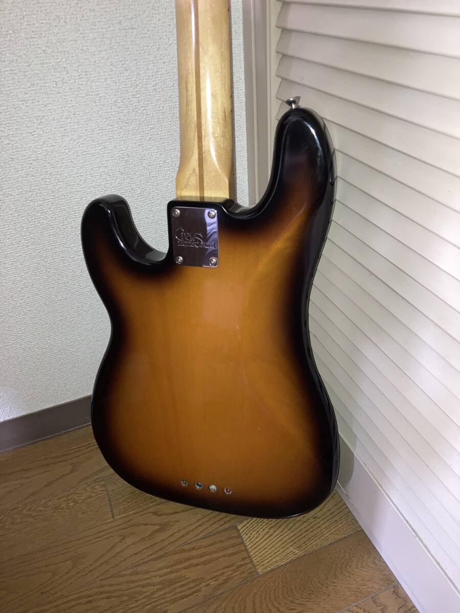 Electric Bass Guitar Crews Maniac Sound T Bee-57 2TS Sunburst with