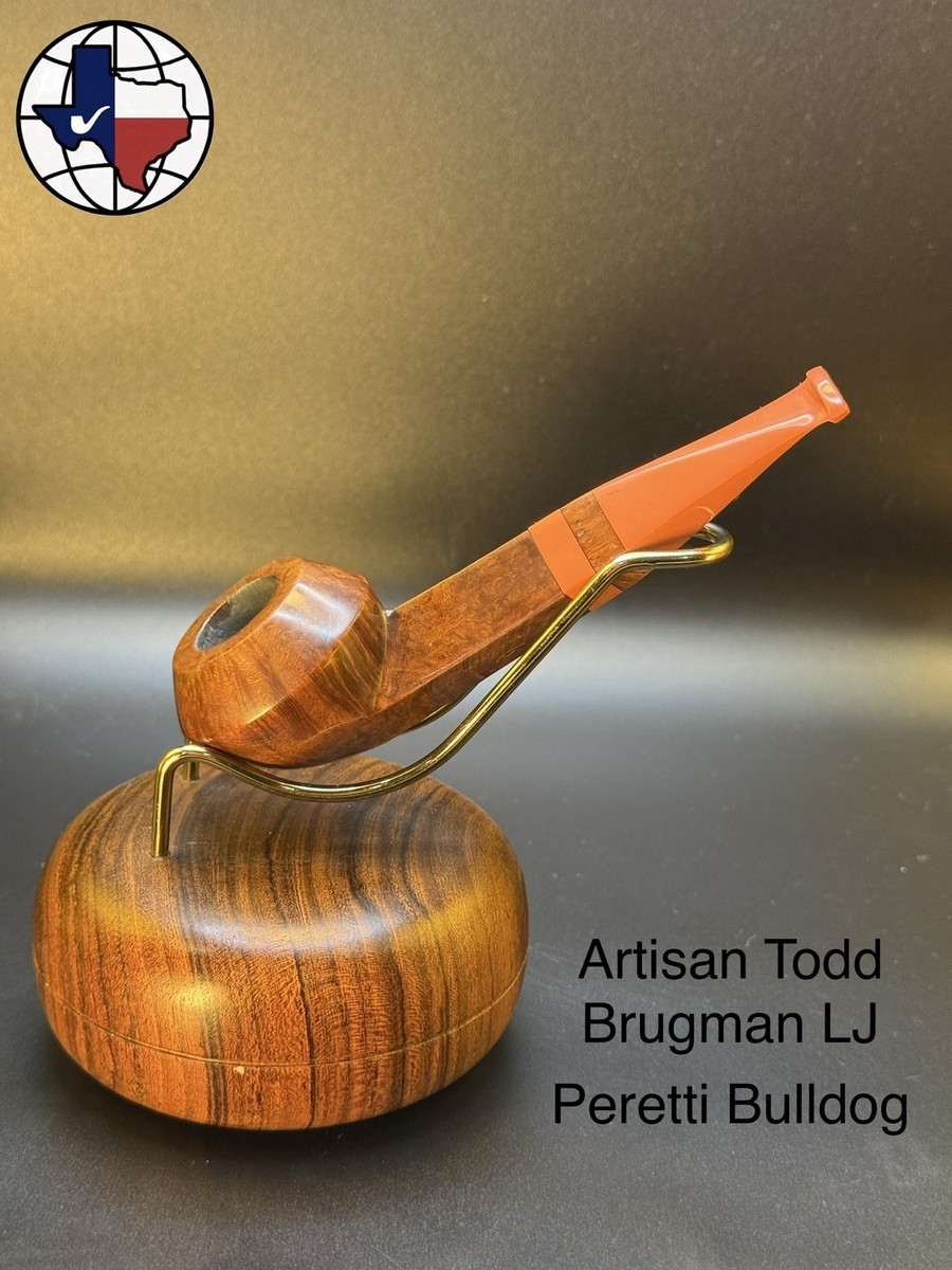 lj peretti pipe tobacco Artisan Todd Brugman LJ Peretti Bulldog Tobacco Pipe