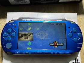 Sony PSP 3001 Blue Limited Edition Invizimals Entertainment Pack Complete RARE‼️