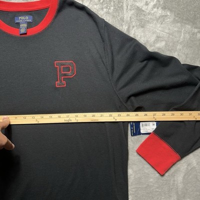 Polo Ralph Lauren Men's 2XL Thermal sleepwear Long Sleeve Black