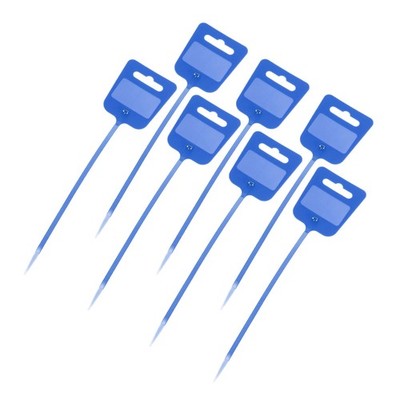 50pcs Marker Cable Zip Ties 9.8'' Self-Locking Nylon Labels Zip Tie Blue