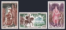 France 1966 - History of France Set of 3 - MNH2
