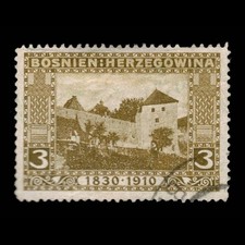 Bosnia & Herzegovina, Scott 48, Piva Gate, 1910, used, 115361