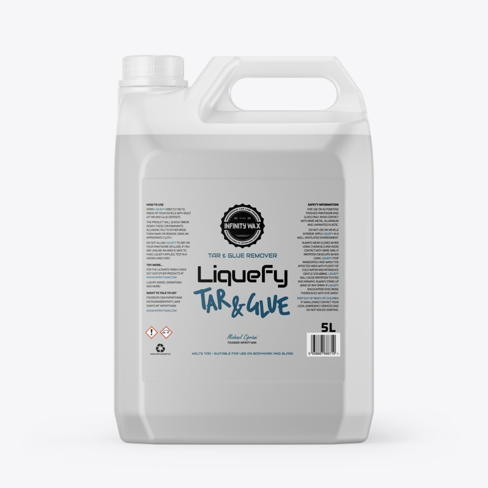 Infinity Wax - Liquefy Tar & Glue Remover 5 Litre
