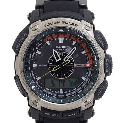 CASIO PRO TREK PRW-5000-1ER Herrenuhr Overseas Modell Gebraucht A