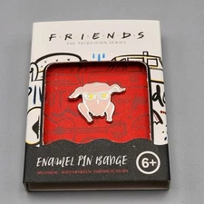FRIENDS TV Show "Monica Turkey Head" Enamel Pin Badge Paladone UK