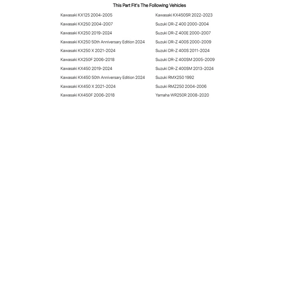 Tuerca de vástago de dirección de aluminio Tusk Billet azul para Kawasaki KX450F 2006-2018 Foto 3 de 4