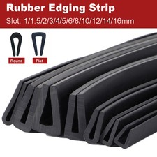 Edge Protection Frame U Channel Profile Rubber Edging Trim Seal Slot: 1mm-16mm