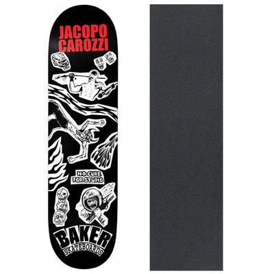 Baker Skateboard Deck Jacopo Carozzi Divine Evil 8.25'' x 31.875'' with Grip