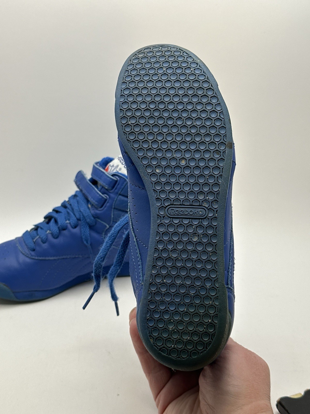 Early 1980s Women’s Blue Reebok Classic Freestyle High Tops  Size 7 thumbnail 3