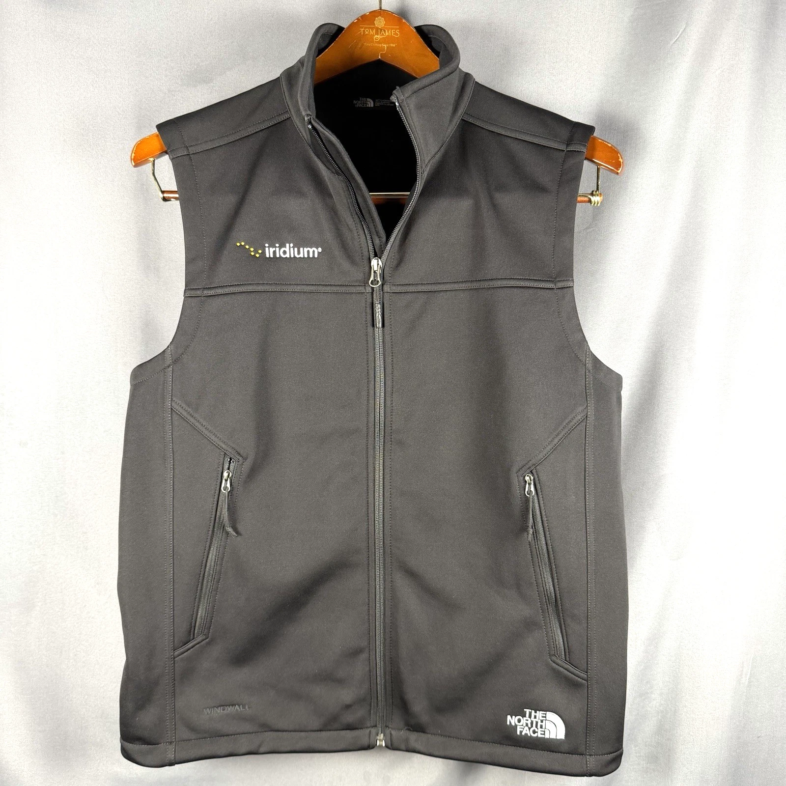 North Face Vest Mens M Black Ridgewall Softshell Full Zip Windwall Iridium Camp
Opens in a new windo