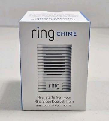 Ring Chime White 1st Gen Ring Door Bell Outlet Plug *NEW*