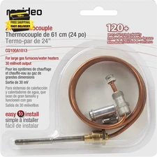 CQ100A1013/U 24-Inch Replacement Thermocouple for Gas Furnaces, Boilers and Wate