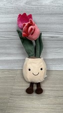 Jellycat Amuseables Tulip Plant Pot Retired Pre Loved
