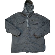 Y2k Dickies Gray Quilt Line Workwear Jacket W...
