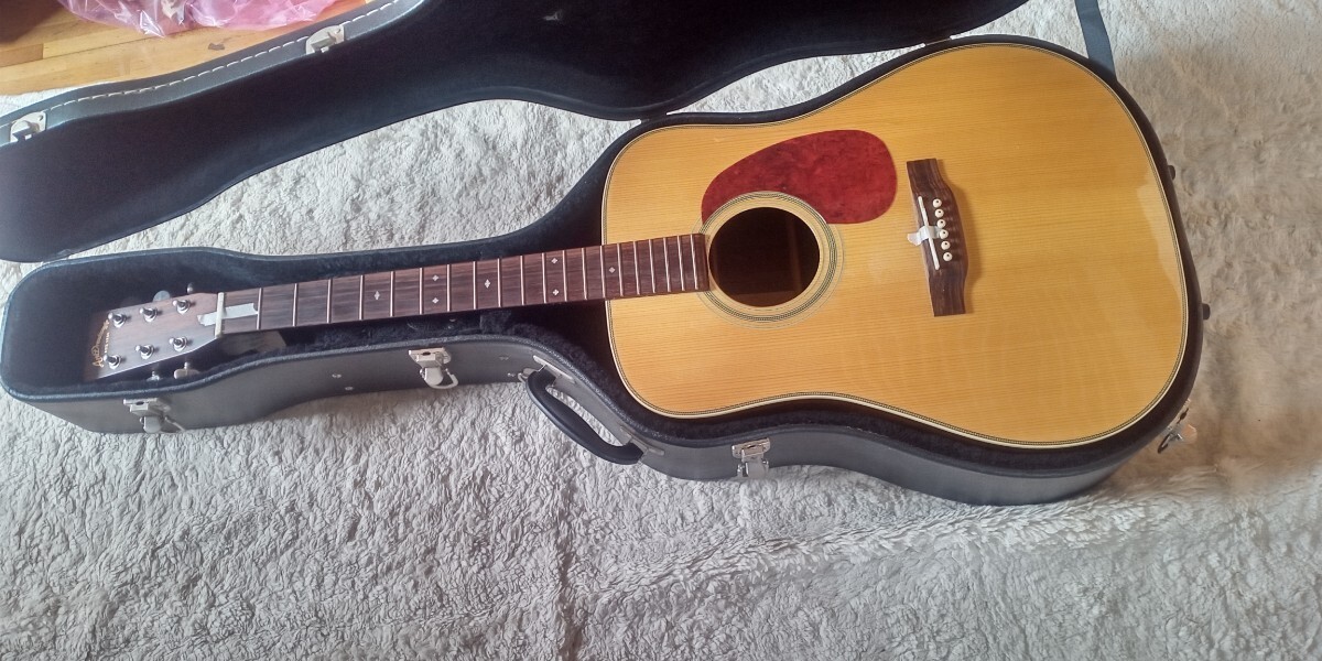 Aria　ADW-250 Acoustic Guitar Aria Dreadnought AD-88EMBN Natural S/N