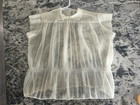 vintage " pat mc kay" sheer blouse 40's / 50's see thru bust 38"