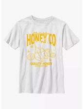 Disney Winnie The Pooh Honey Co Youth T-Shirt White