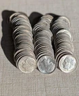 90% Silver Roosevelt Dimes Lot of 100 Various Dates Mints $10 FV